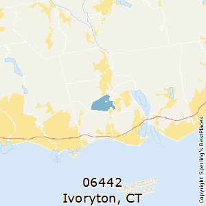 Ivoryton,Connecticut County Map