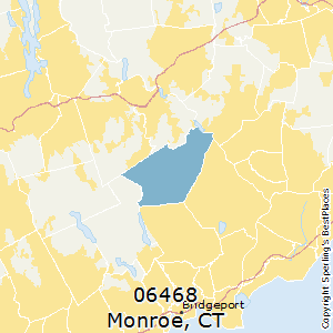 Monroe,Connecticut County Map