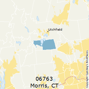 Morris,Connecticut County Map