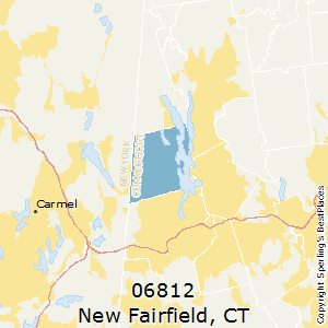 New_Fairfield,Connecticut County Map