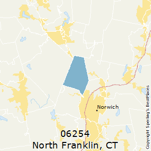 North_Franklin,Connecticut County Map