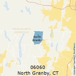 North_Granby,Connecticut County Map