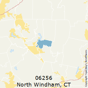 North_Windham,Connecticut County Map