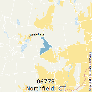Northfield,Connecticut County Map