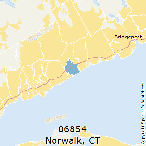 Norwalk,Connecticut County Map