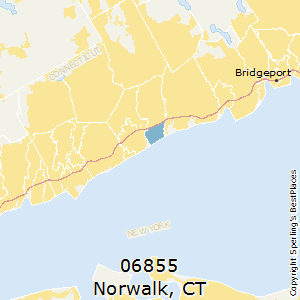 Norwalk,Connecticut County Map