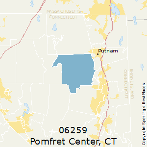 Pomfret_Center,Connecticut County Map