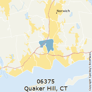 Quaker_Hill,Connecticut County Map