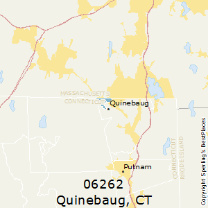 Quinebaug,Connecticut County Map