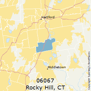 Rocky_Hill,Connecticut County Map