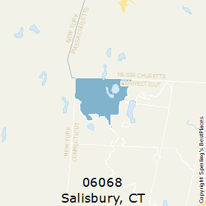 Salisbury,Connecticut County Map
