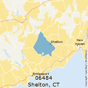 Shelton,Connecticut County Map