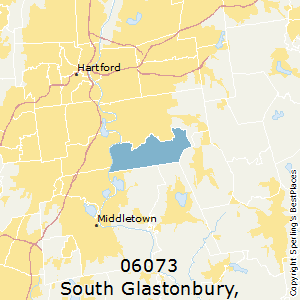 South_Glastonbury,Connecticut County Map