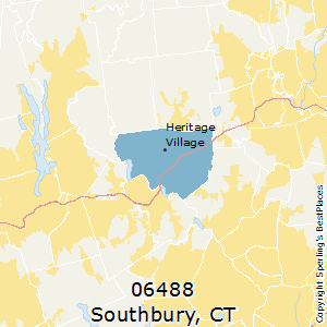Southbury,Connecticut County Map