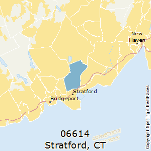 Stratford,Connecticut County Map