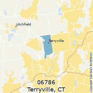 Terryville,Connecticut County Map