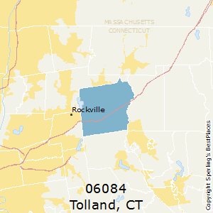 Tolland,Connecticut County Map