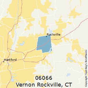 Vernon_Rockville,Connecticut County Map