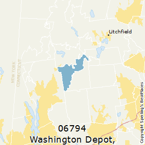 Washington_Depot,Connecticut County Map