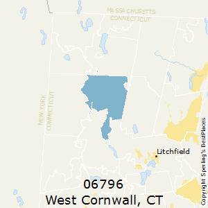 West_Cornwall,Connecticut County Map