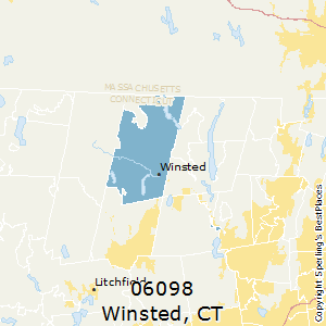 Winsted,Connecticut County Map