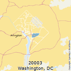 Washington,District of Columbia County Map