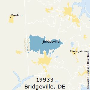 Bridgeville,Delaware County Map