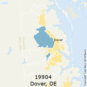 Dover,Delaware County Map
