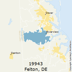 Felton,Delaware County Map
