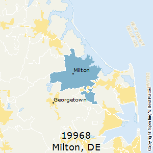 Milton,Delaware County Map