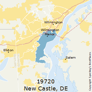 New_Castle,Delaware County Map