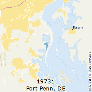 Port_Penn,Delaware County Map