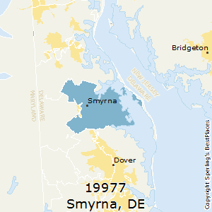 Smyrna,Delaware County Map