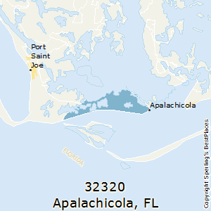 Apalachicola,Florida County Map