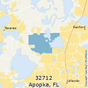 Apopka,Florida County Map