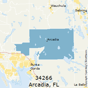 Arcadia,Florida County Map