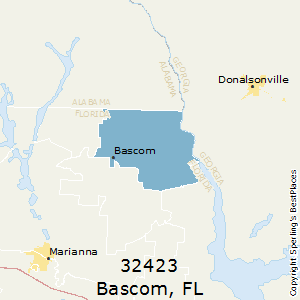 Bascom,Florida County Map
