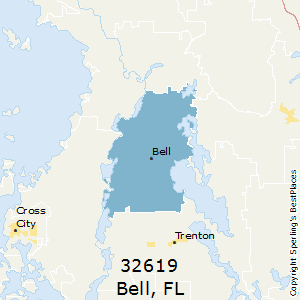 Bell,Florida County Map