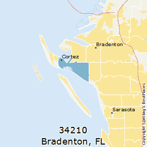 Bradenton,Florida(34210) Zip Code Map