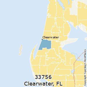 Clearwater,Florida County Map