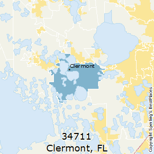 Clermont,Florida County Map