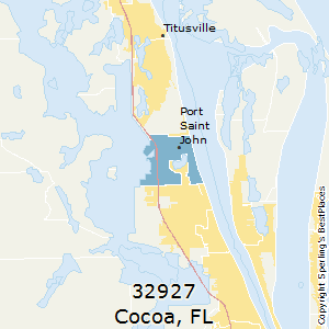 Cocoa,Florida County Map