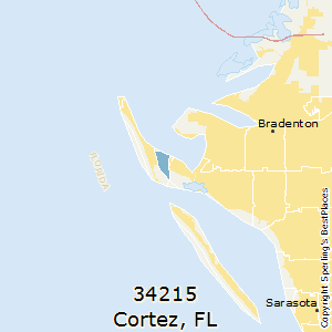 Cortez,Florida County Map