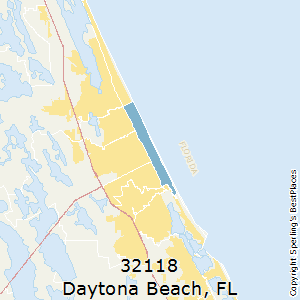 Daytona_Beach,Florida County Map