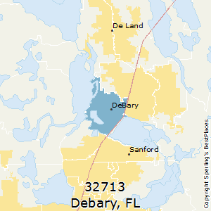 DeBary,Florida County Map