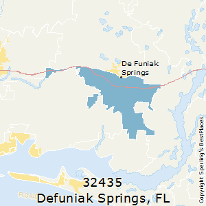 Defuniak_Springs,Florida County Map