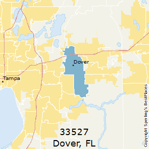 Dover,Florida County Map