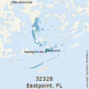 Eastpoint,Florida County Map