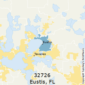 Eustis,Florida County Map