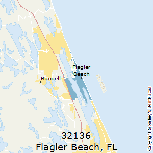 Flagler_Beach,Florida County Map
